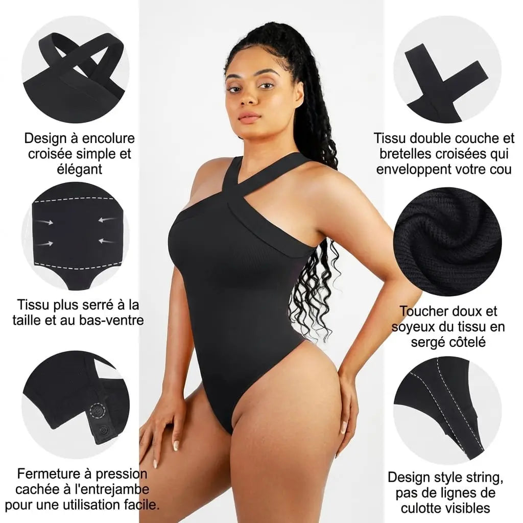 Body Sculptant Col Croisé - CURVILINES