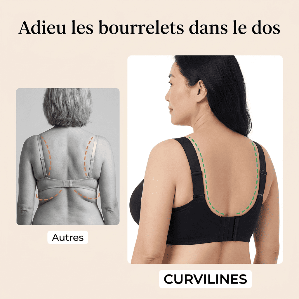 Enfin un soutien - gorge que tu ne rêveras pas d'arracher en rentrant le soir. - CURVILINES