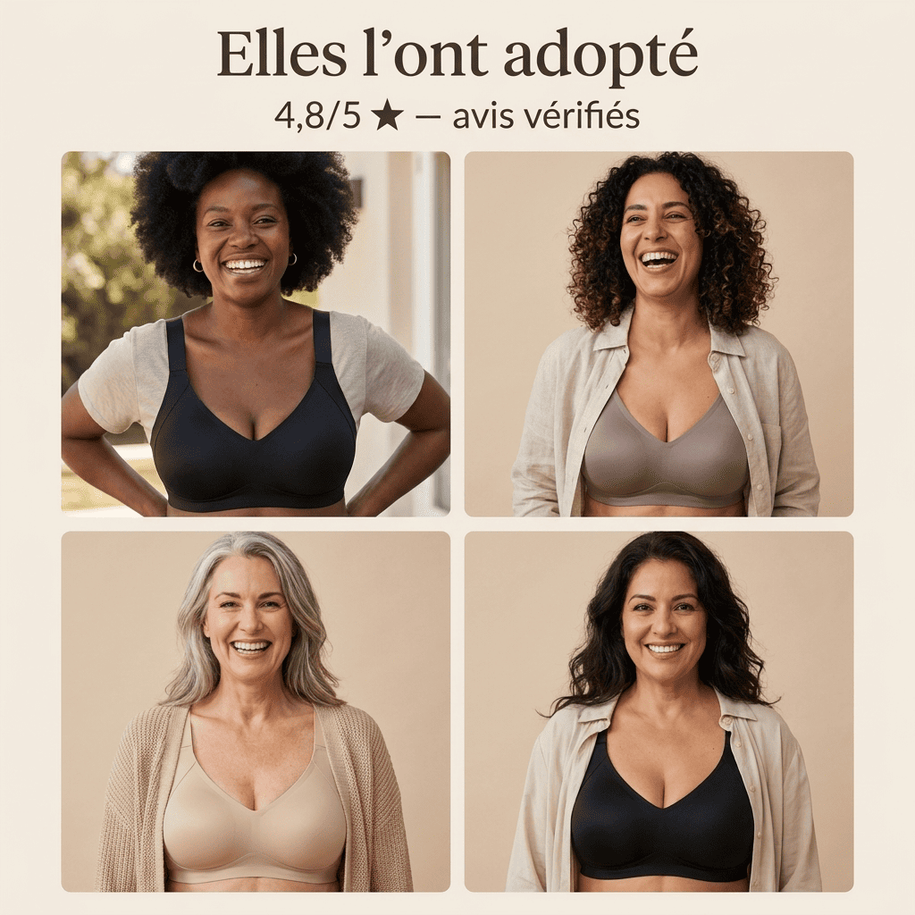 Enfin un soutien - gorge que tu ne rêveras pas d'arracher en rentrant le soir. - CURVILINES