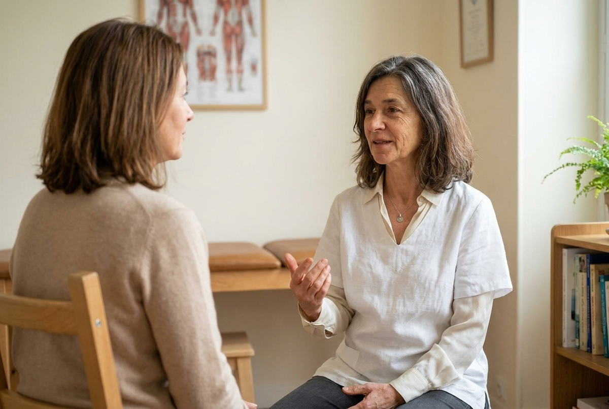 Consultation avec Dr. Claire Vidal dans son cabinet de Lyon