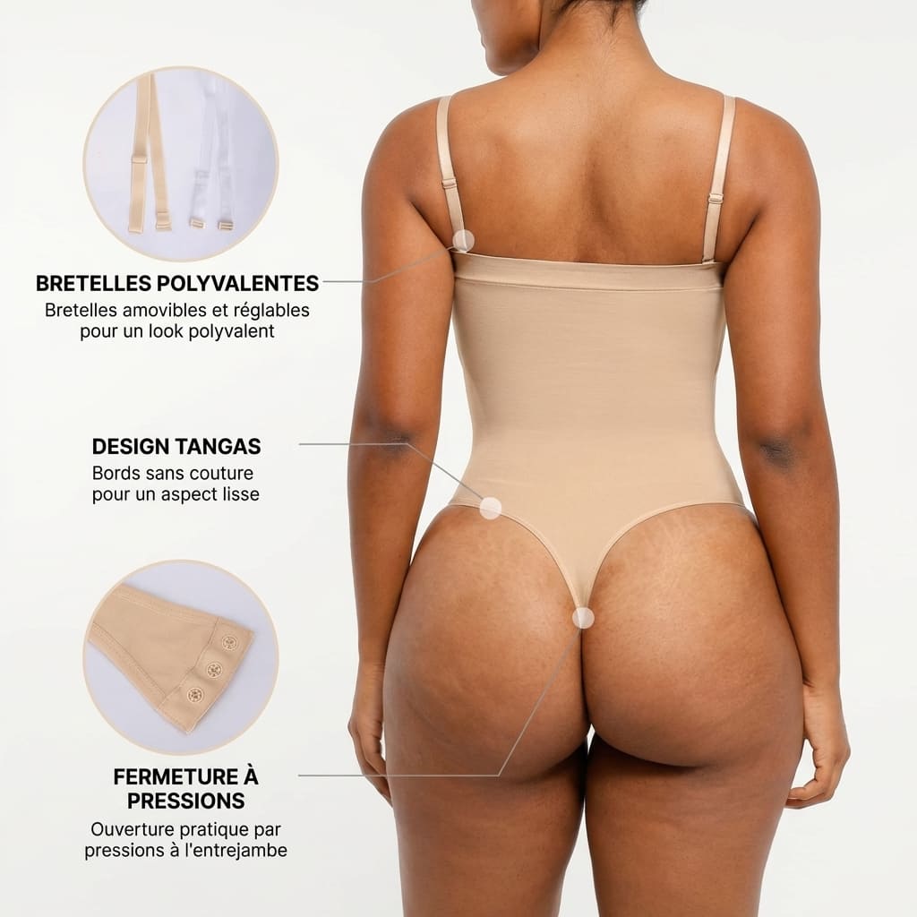Body Gainant Bustier — Dos Nu - CURVILINES