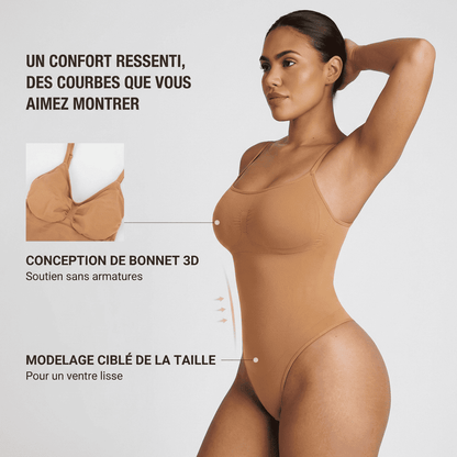Body Ventre Plat — Bretelles Ajustables - CURVILINES